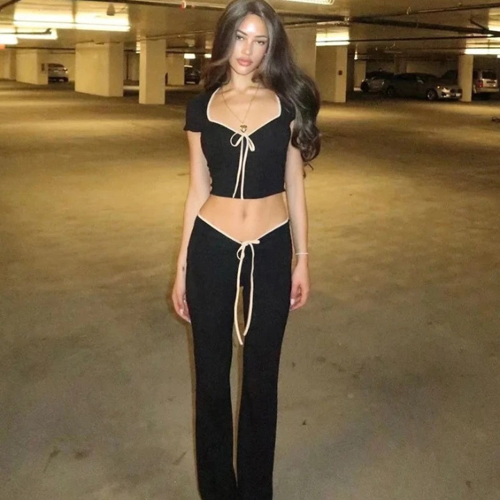 Latest Crop Top And Pants - Verostyle