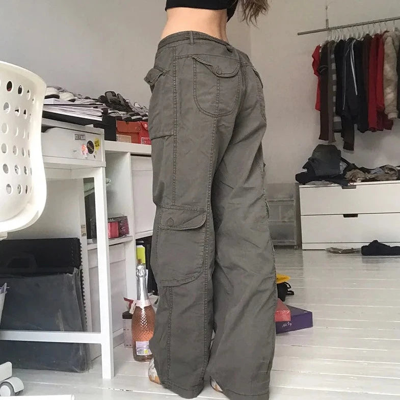 Casual Multi Pocket Cargo Pants - Verostyle