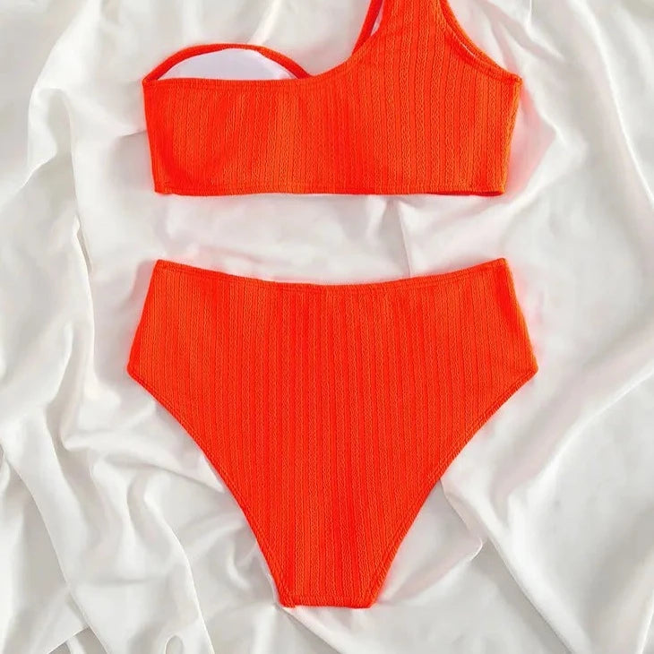 Two Piece High Waist Tankini - Verostyle