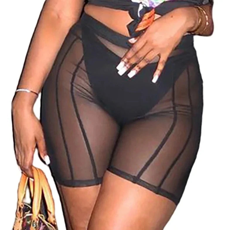 Mesh See-through Causal Shorts - Verostyle