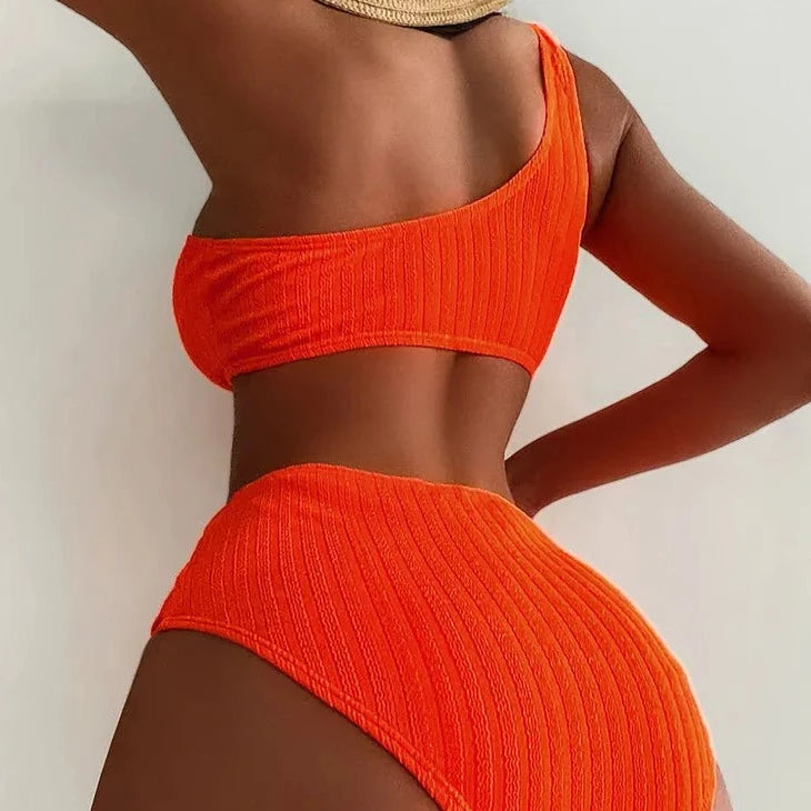 Two Piece High Waist Tankini - Verostyle