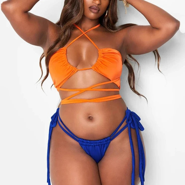 Brazilian Cut High Waist Swimsuit - Verostyle