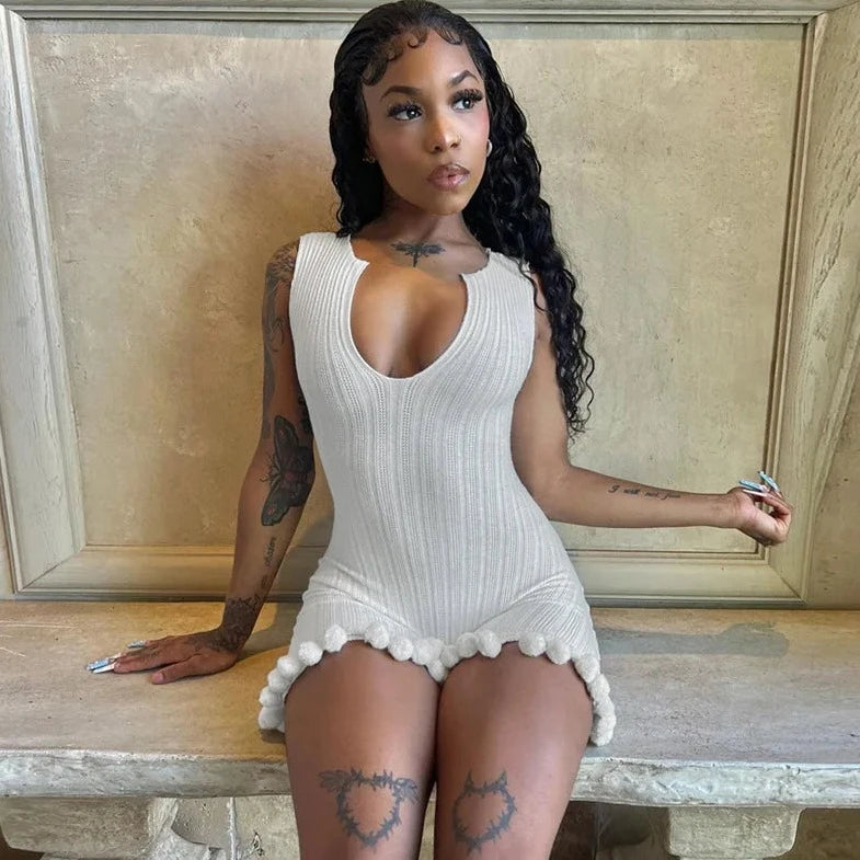 One Piece Sleeveless Rompers - Verostyle