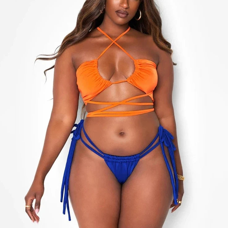 Brazilian Cut High Waist Swimsuit - Verostyle