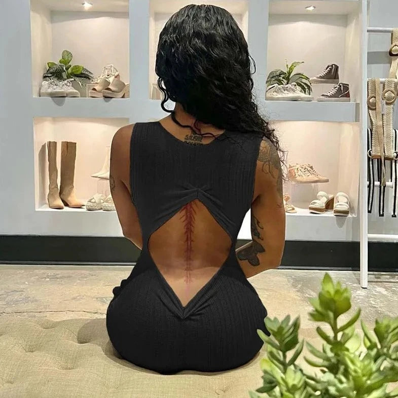 One Piece Sleeveless Rompers - Verostyle