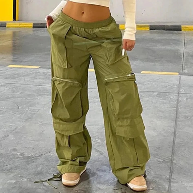 Casual Streetwear Loose Cargo Pants - Verostyle