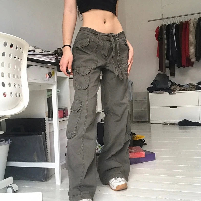 Casual Multi Pocket Cargo Pants - Verostyle