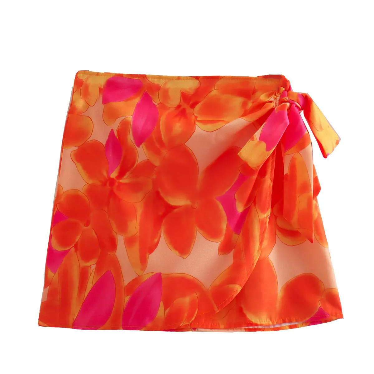 Corset Top and Tie Up Mini Skirt - Verostyle
