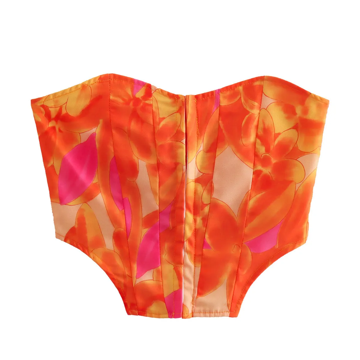 Corset Top and Tie Up Mini Skirt - Verostyle