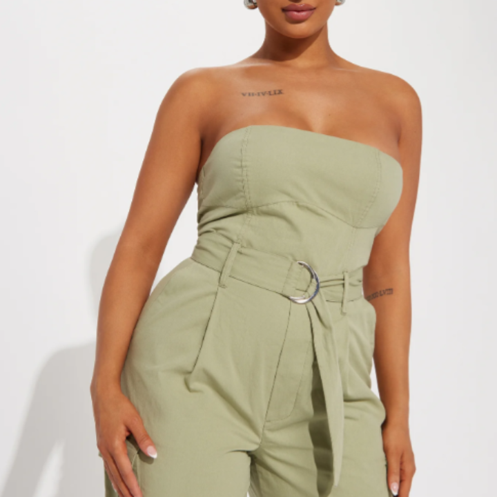 One Piece Cargo Pants Jumpsuit - Verostyle