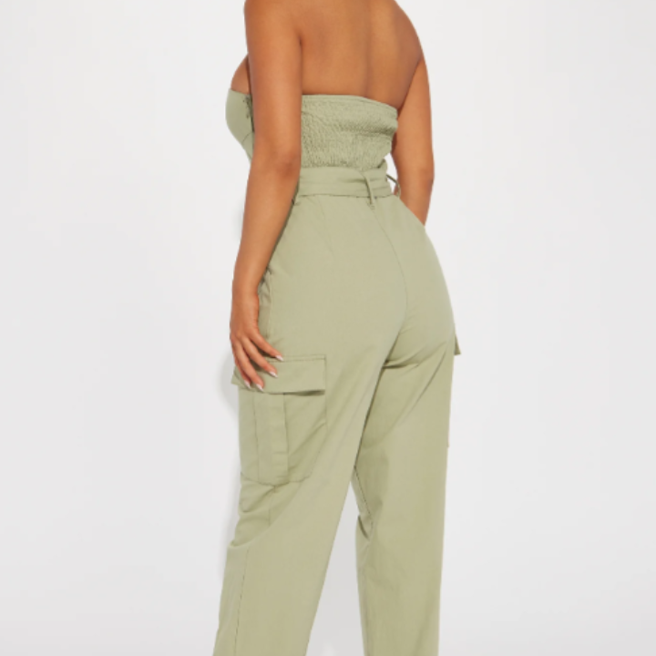 One Piece Cargo Pants Jumpsuit - Verostyle