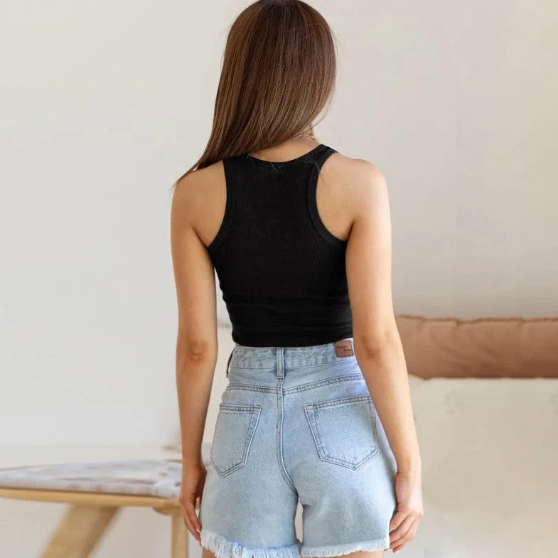 Summer Sleeveless Streetwear Tank Top - Verostyle