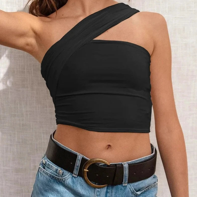 Multi Style Tube Fitted Crop Top - Verostyle