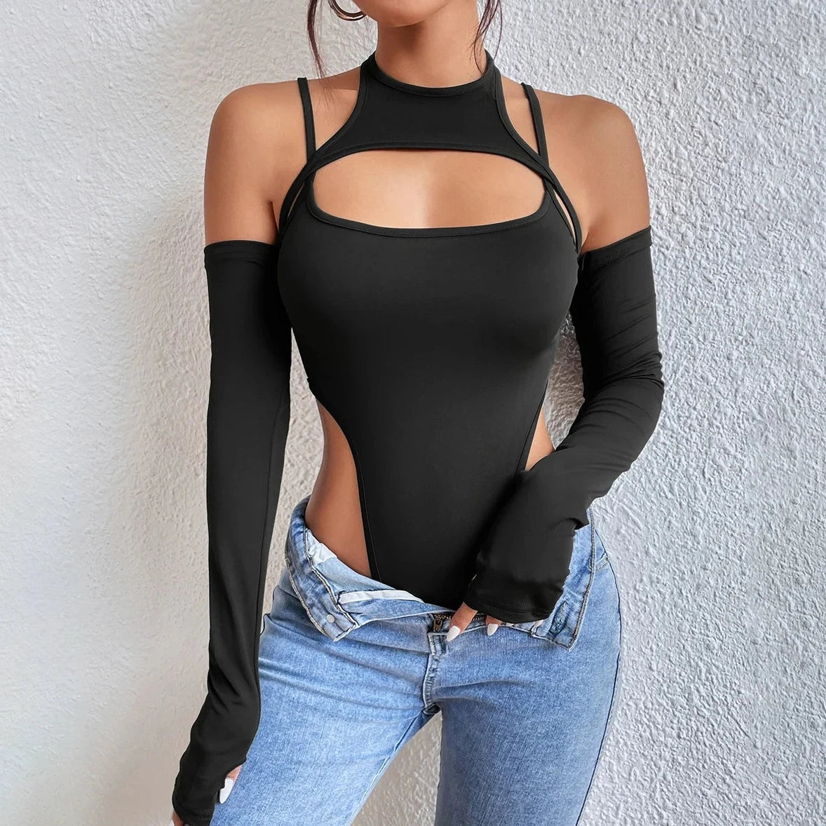 Undefined Long Sleeve Bodysuit - Verostyle